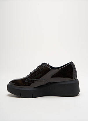 Derbies matière lisse talon de 4 à 6cm gris GADEA femme