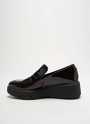 Mocassins matière lisse talon de 4 à 6cm gris GADEA femme
