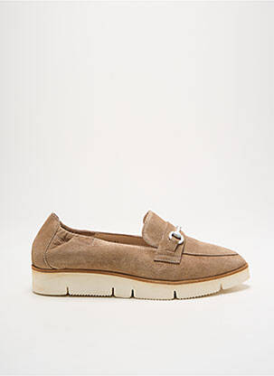 Mocassins nubuck talon plat jusqu'à 3cm marron GADEA femme