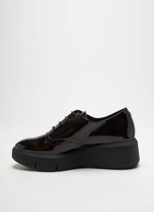 Derbies matière lisse talon de 4 à 6cm gris GADEA femme