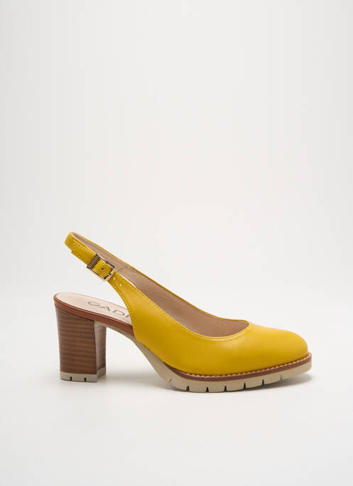 Escarpins fermeture boucle(s) talon de 4 à 6cm jaune GADEA femme