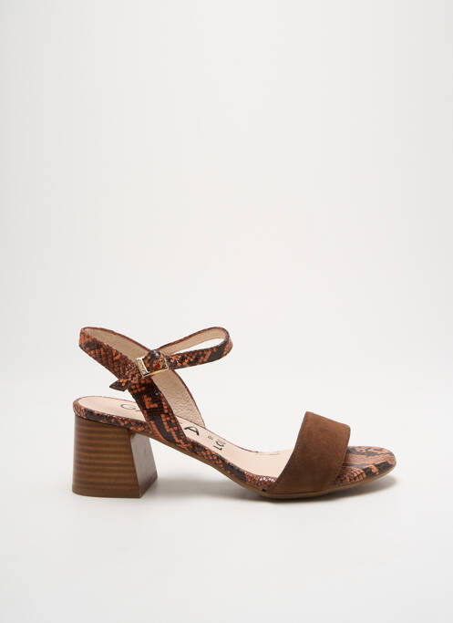 Sandales/Nu pieds marron GADEA pour femme