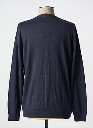 Gilet manches longues col v bleu LOUIS VICTOR homme