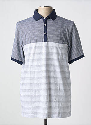 Polo tissage jersey manches courtes gris LOUIS VICTOR homme