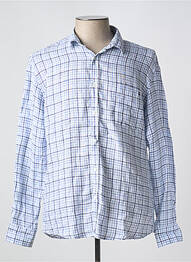 Chemise manches longues poches bleu IMPAQT homme