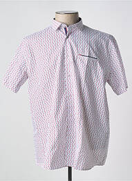 Chemise manches courtes poches blanc LOUIS VICTOR homme
