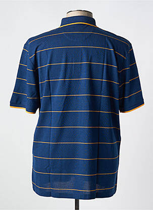 Polo coupe droite manches courtes bleu LOUIS VICTOR homme