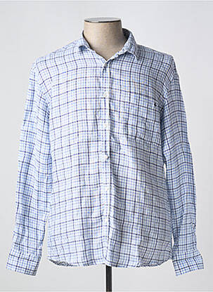 Chemise manches longues bleu IMPAQT pour homme