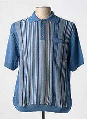 Polo bleu LOUIS VICTOR pour homme seconde vue