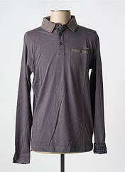 Polo gris OAKS VALLEY pour homme seconde vue