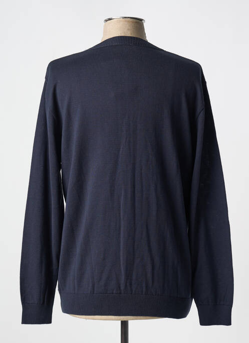 Gilet manches longues bleu LOUIS VICTOR pour homme