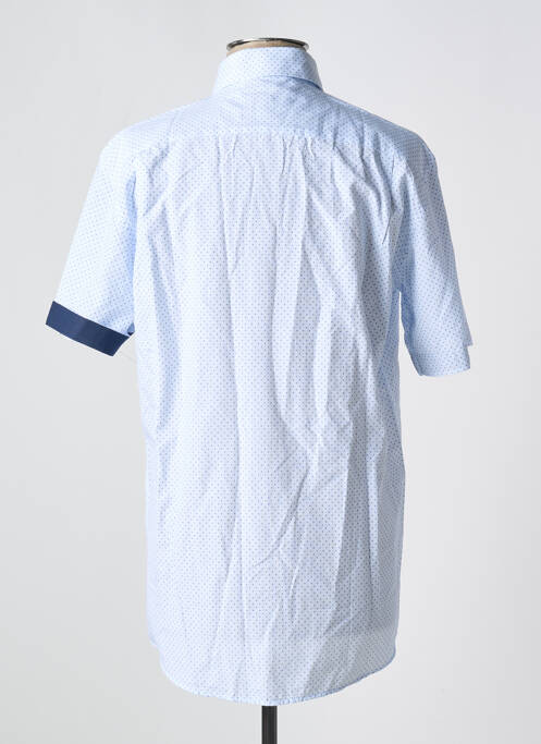 Chemise manches courtes bleu LOUIS VICTOR pour homme