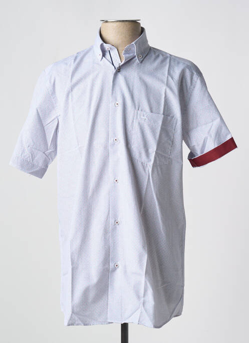 Chemise manches courtes rouge LOUIS VICTOR pour homme