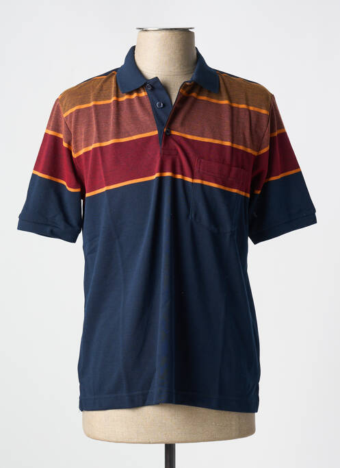 Polo bleu LOUIS VICTOR pour homme