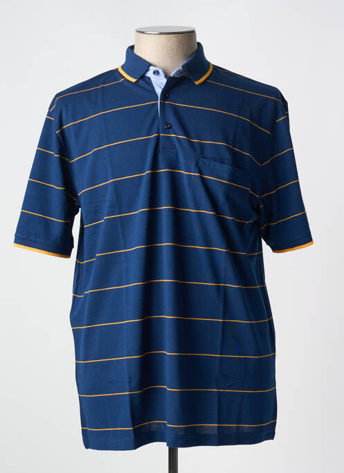 Polo bleu LOUIS VICTOR pour homme
