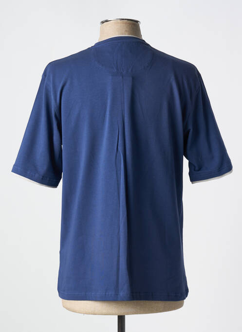T-shirt bleu LOUIS VICTOR pour homme