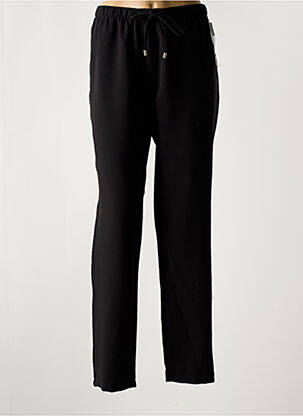 Pantalon droit taille élastique noir WALTRON femme