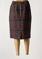 Jupe mi-longue rouge GRIFFON pour femme seconde vue