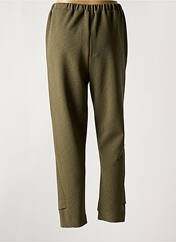 Pantalon droit vert FRANCK ANNA pour femme seconde vue
