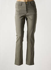 Pantalon slim vert WALTRON pour femme seconde vue