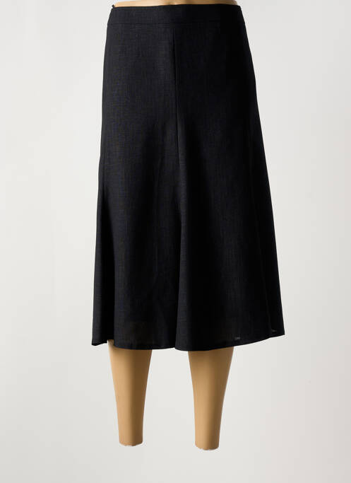 Jupe mi-longue noir LEBEK pour femme