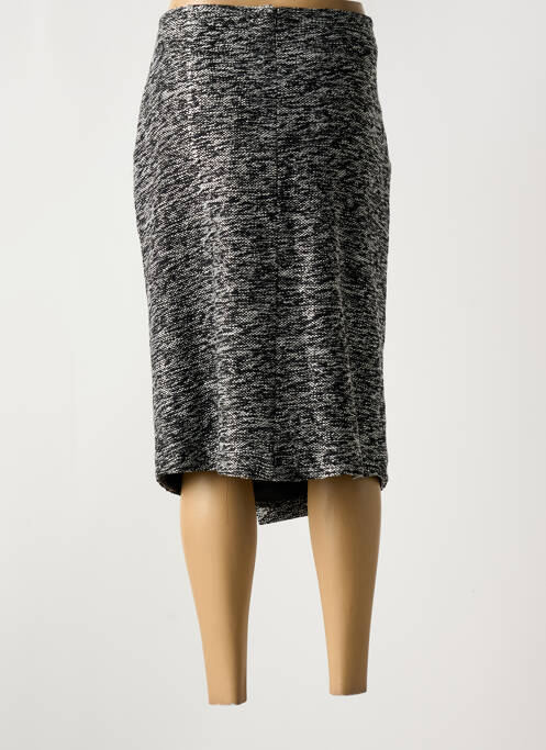 Jupe mi-longue noir MARBLE pour femme