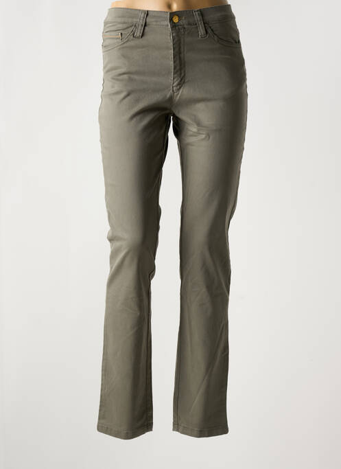 Pantalon slim vert WALTRON pour femme