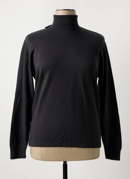 Pull col roulé gris DUSEN pour femme