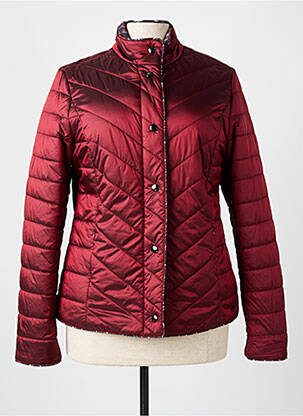 Doudoune poches sans capuche rouge MCM femme