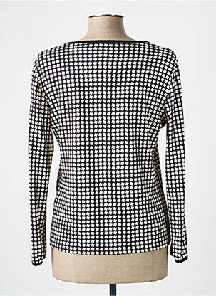 Pull coupe cintrée manches longues noir OMC femme