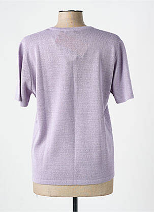 Top manches courtes manches courtes violet OMC femme