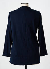 Gilet manches longues bleu AGATHE & LOUISE pour femme seconde vue