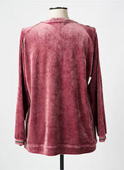 Sweat-shirt rose FRANCK ANNA pour femme seconde vue