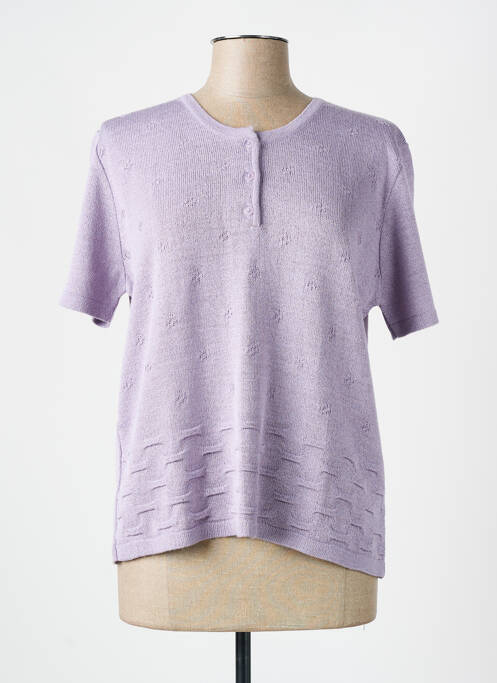 Top violet OMC pour femme