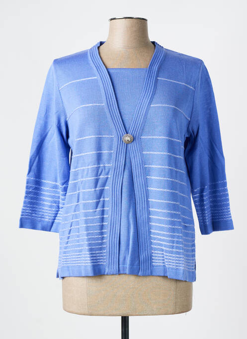 Twin-set bleu HENRY & JULIETTE pour femme