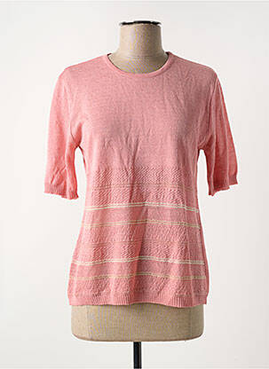 Top manches courtes manches courtes rose GRIFFON femme