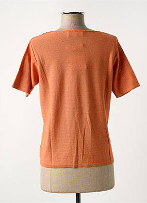 Top manches courtes manches courtes orange FILEUSE D'ARVOR femme