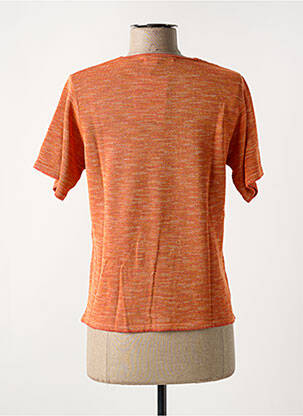 Top manches courtes manches courtes orange FILEUSE D'ARVOR femme