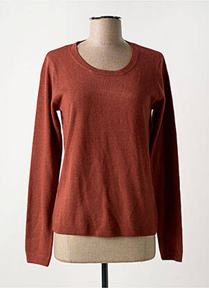 Pull marron fonce CASHMERE FEELING pour femme