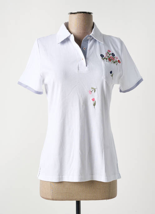 Polo blanc GUY DUBOUIS pour femme