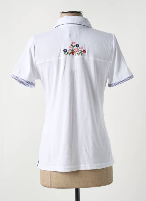 Polo blanc GUY DUBOUIS pour femme
