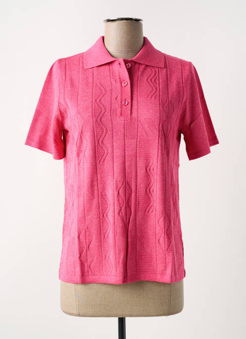 Polo rose HENRY & JULIETTE pour femme