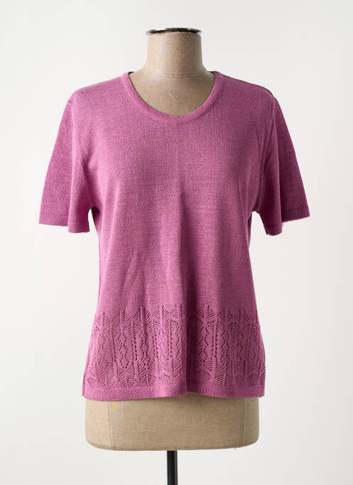 Top violet OMC pour femme