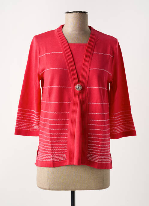 Twin-set rouge HENRY & JULIETTE pour femme