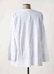 Gilet manches longues blanc AGATHE & LOUISE pour femme seconde vue