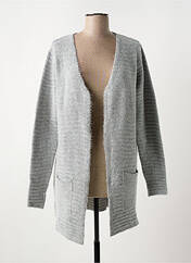 Gilet manches longues gris GRIFFON pour femme seconde vue