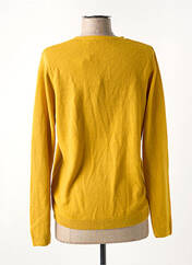 Gilet manches longues jaune CASHMERE FEELING pour femme seconde vue