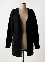 Gilet manches longues noir GRIFFON pour femme seconde vue