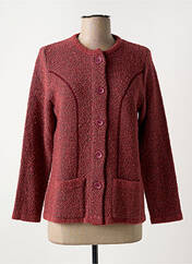 Gilet manches longues rose I.ODENA pour femme seconde vue