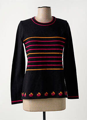 Pull noir TELMAIL pour femme